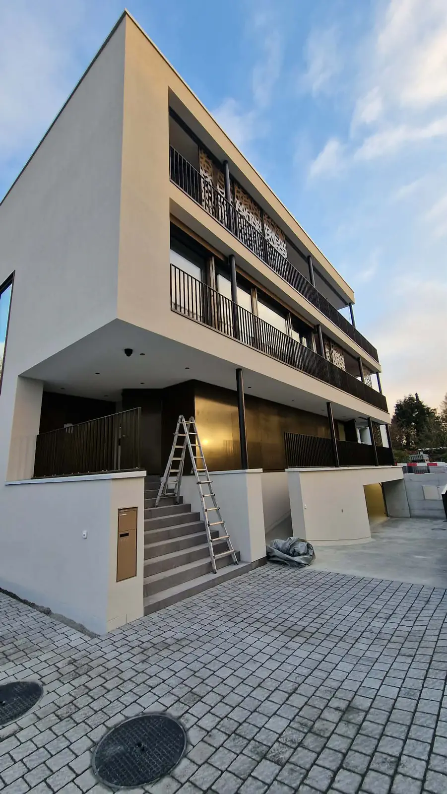 Moderne Wohnfassade